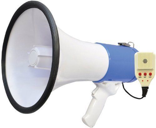 NEW Pyle PMP59IR 50 Watts Professional Rechargeable Lithium Battery Megaphone wi