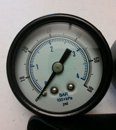 1-1/2&#034; - 60 psi Pressure Gauge 102D-158D 60psi 1/8npt
