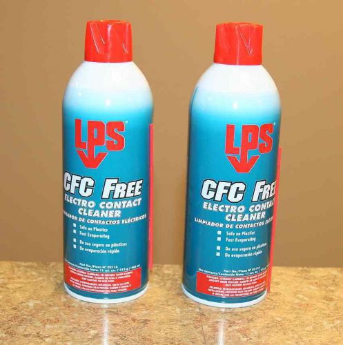 2 new LPS CFC Free Electro Contact Cleaner 11 oz., no. 03116 cans for 1 price