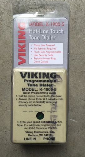 Viking Model: K-1900-5 Hot-Line Touch Tone Dialer New In Box