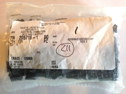 Tyco GATE CABLE SUPPORT  205716-1  - LOT OF 112 PCS.