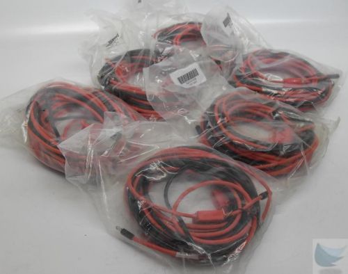 Lot of 6 new motorola hkn4192b 20&#039; apx radio power cables for sale