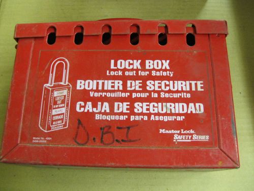 Masterlock lock out box #498a for sale