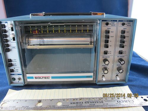 Soltec 4202a 2 pen portable strip chart recorder for sale