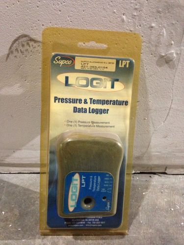 Supco Lpt Logit Pressure And Temperature Data Logger Visual Alarm A/C