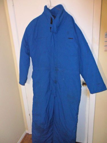 used 3xl bulwark thick insulated flame resistant fr coveralls