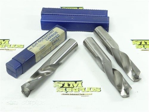 LOT OF 3 CARBIDE TIPPED DURAPOINT DRILLS .8030