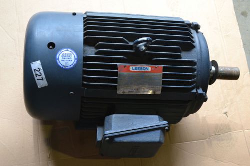 Leeson n 256t34fb12 motor, 20hp, 3540 rpm, 208-230-460v, 256t, tefc for sale