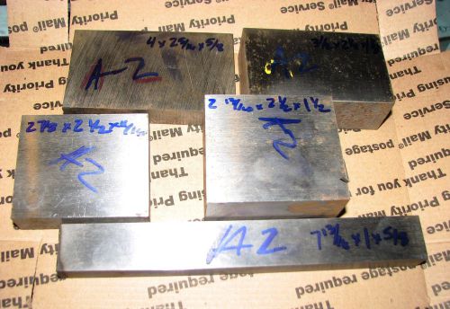 A2 tool steel 10# lot of 5 bladesmith blacksmith knife maker K