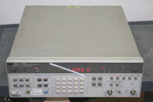 Hp hewlett packard 3325b synthesizer function generator &#034;for parts or repair&#034; for sale