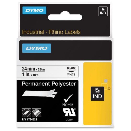 Dymo rhino polyester label tape 1734523 for sale
