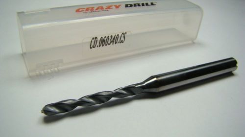 MIKRON CrazyDrill Carbide Coolant Drill 3.4mm x 26.5mm x 6mm CD.060340.CS [1987]