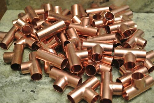1/2 copper sweat tees for plumbing 50pcs for sale
