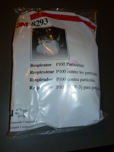 3M 8293 P100 Particulate Respirator W/Valve 1 Individual Mask