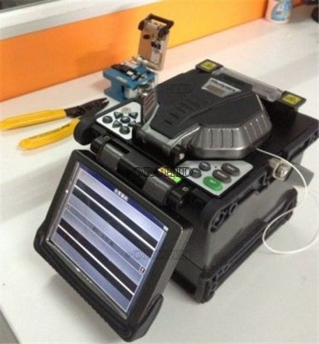 Function automatic w/optical focus fiber splicer fusion cleaver ry-f600/ry-f600p for sale