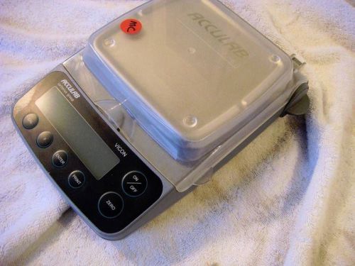 Used acculab vicon vic-511 electronic scale - 9 volt battery operated only for sale