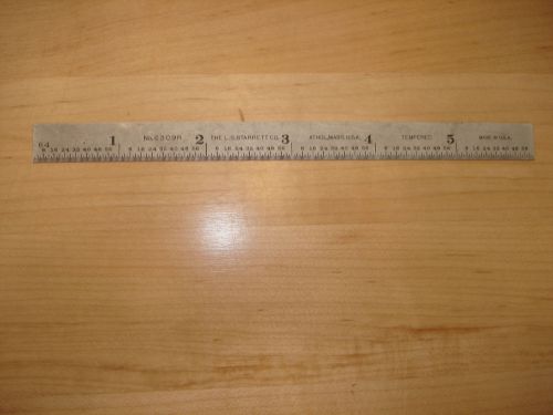 Starrett No. C309Rsteel 6 in. rule, tempered made in USA