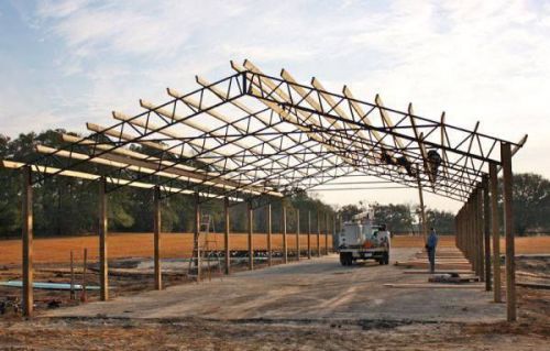 Steel roof truss for 80&#039; for hay barns,  horse stalls, agriculture, pole barn for sale