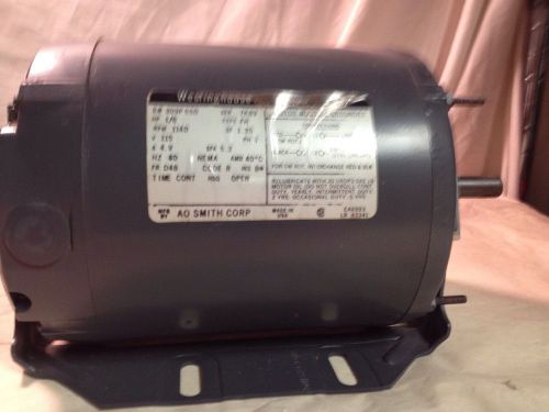 WESTINGHOUSE 1/6 HP AC MOTOR. 1140 RPM. . AO SMITH. 4.9 Amps