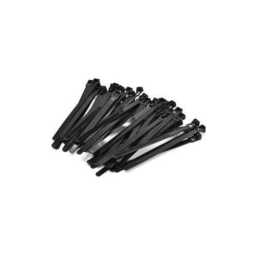 Bluecell 50pcs 150mm Releasable/Reusable Plastic Zip Cable Wire Tie for New