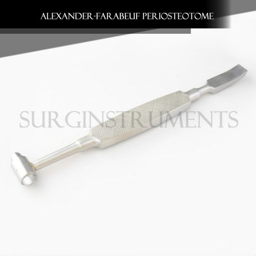 Alexander Farabeuf Periosteotome 6&#034; Pediatric Size 10mm &amp; 14mm Ends - NEW