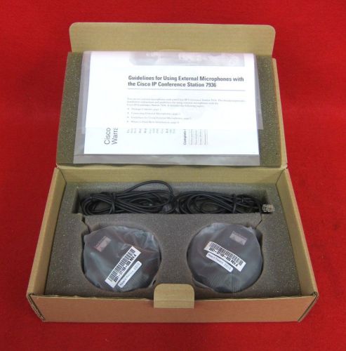 New Cisco CP-7936-MIC-KIT Microphone Kit for 7936 IP VOIP Conference Station #95