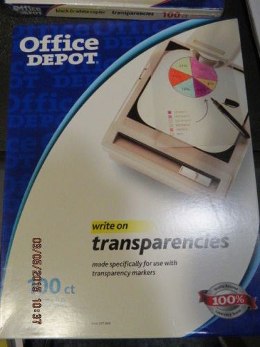 Write on Transparencies Office Depot Brand