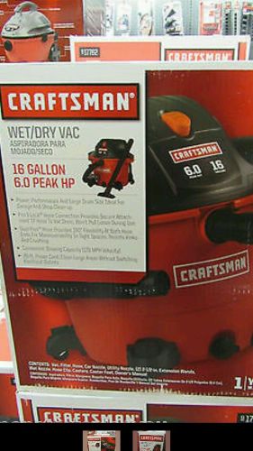 CRAFTSMAN 917762 POPULAR 20 GAL. WET/DRY SHOP VACUUM 917762 (NEW IN THE BOX)