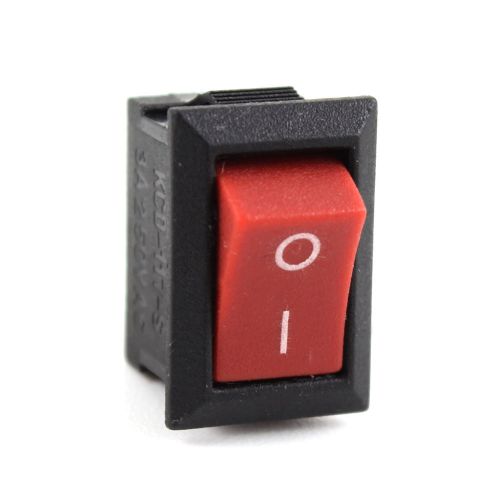 10 Mini Rocker Switch Latching Push Button SPST Black Power 2 On Off 250V 125V