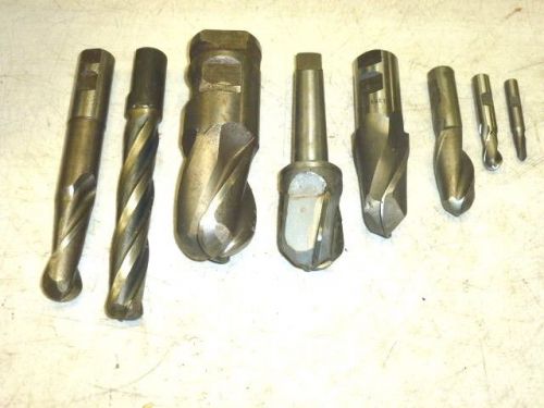 LOT of (8) END MILLS, BALL END, 5/16&#034; to 2&#034; Diameters