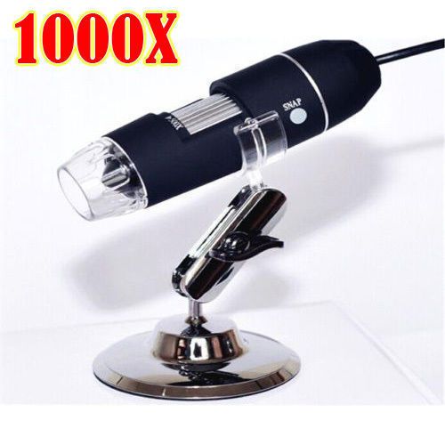 Mega Pixels 1000X 8 LED USB Digital Microscope Endoscope Camera Magnifier Zoom
