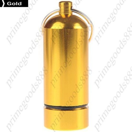 Waterproof bottom concave medicine bottle pill holder medicine in gold for sale