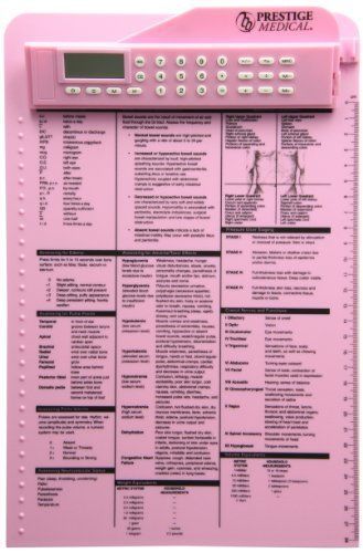 Prestige medical 3309 nurse assist clipboard  pink for sale