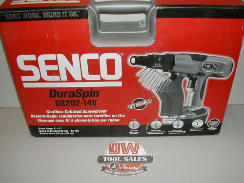 Senco cordless collated screw gun, rechargeable, carrying case, for sale