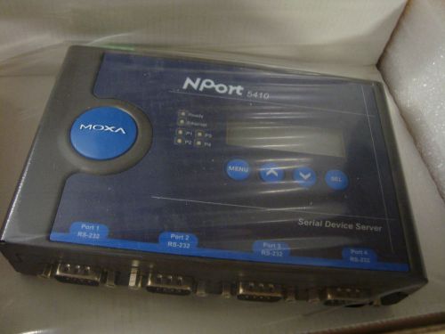 Moxa 5410 4-port RS-232 device server NEW