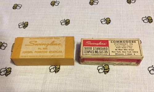 Vintage Swingline Staples And Thier Boxes (2)