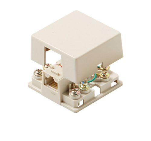Steren 4C Ivory Dual Surface Jack Ul