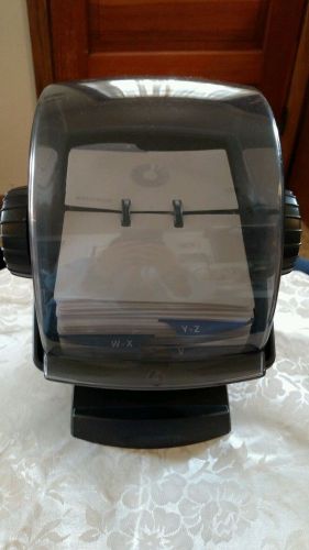 Rolodex Round Large Swivel Covered A-Z Turning Card File