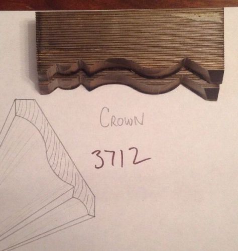 Lot 3712 Crown Moulding Weinig / WKW Corrugated Knives Shaper Moulder