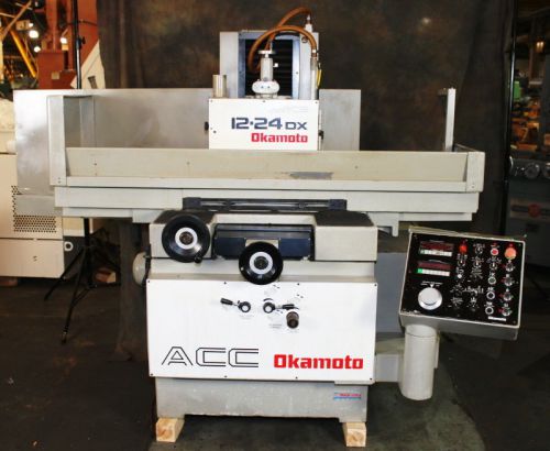 Nice okamoto acc-1224dx 3 axis fully automatic surface grinder for sale