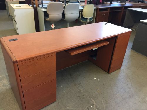 COMPUTER CREDENZA by HON OFFICE FURNITURE MODEL 107497 in CHERRY LAMINATE