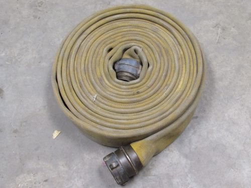 N-DURA FIRE HOSE TESTED TO 600LBS 50&#039; 2-1/2&#034; W/ COUPLINGS ***XLNT***