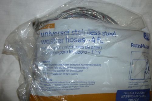 Stainless Steel Washing Machine Hoses ( G.E. )  Brand  Plus BONUS !