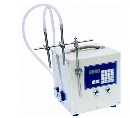 Double filling heads microcomputer control liquid filling machine for sale