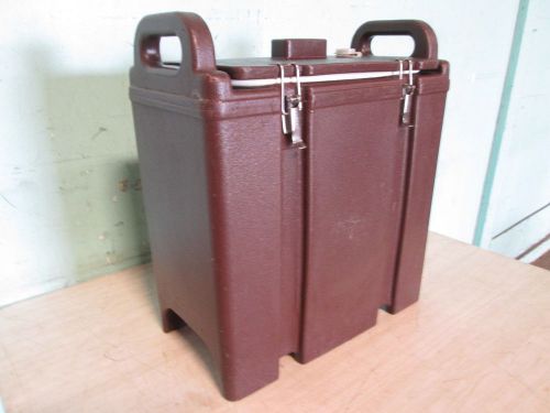 &#034;CAMBRO 350LCD&#034; COMMERCIAL (NSF) 3gl H/C INSULATED SOUP/BEVERAGE CARRIER