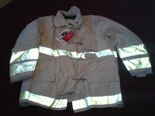 48 x 35 Jacket Coat Firefighter Bunker Fire Gear Radio pocket GLOBE NEW