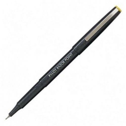 3 Pack Razor Point Porous Point Stick Pen, Black Ink, Extra Fine, Dozen by PILOt