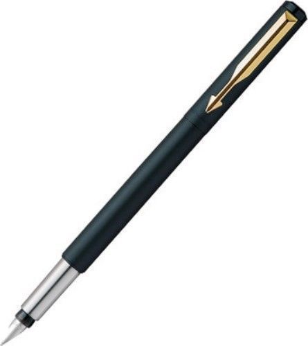 NEW Parker Vector Matte Black GT Fountain Pen FREE SHIPPING WORLDWIDE
