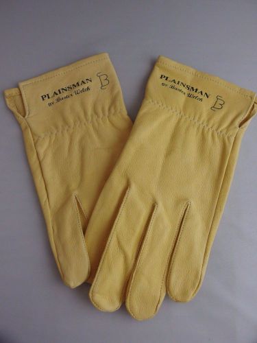 Genuine Vintage Plainsman Buster Welch Leather Gloves, Size XL