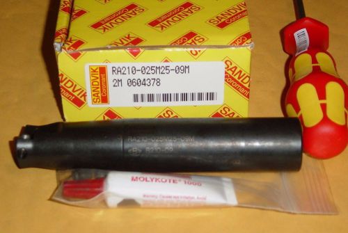 Sandvik High Feed Indexable Milling Cutter RA210-025M25-09M 1 pc NEW 243